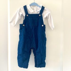 Jacadi Overalls and Peter Pan T-Shirt (6 Months)
